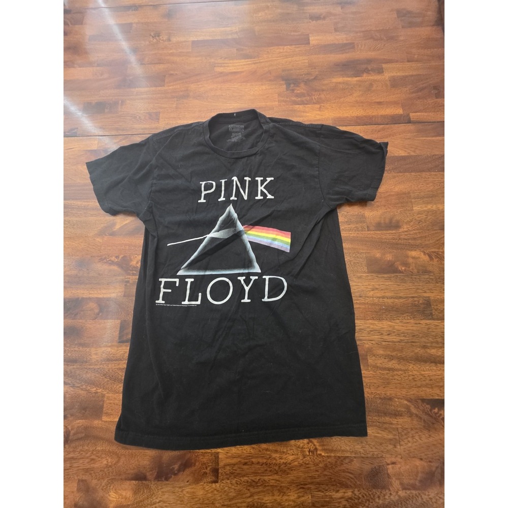 Pink Floyd T-Shirt Medium  Licensed  Apparel  Black Cotton  Sku 92